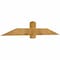 Ekena Millwork Eugene Rough Sawn Timber Gable Bracket, Western Red Cedar, 72"W x 12"H x 2"D x 6"F, 4/12 Pitch GBW072X12X0206EUG00RWR - alternate 3